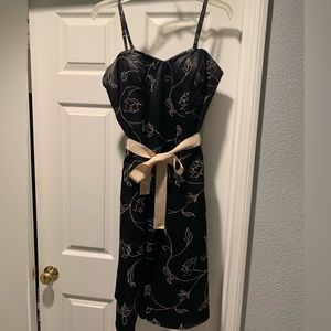 Black and Tan party dress. White House Black Market, size 8